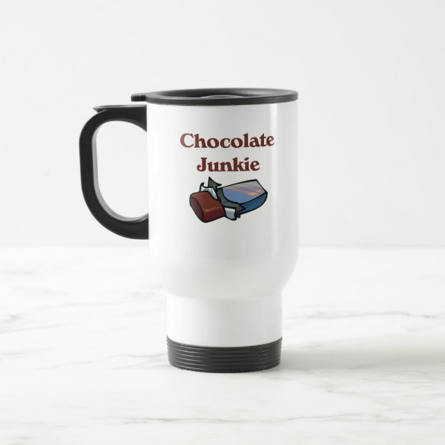 Amant de chocolat ou tasse d'accro du chocolat (Gauche)