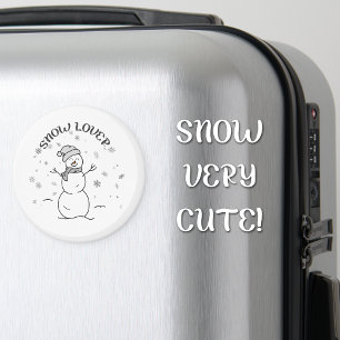 Amant de la neige Magnet Frigo Bonhomme de Neige M