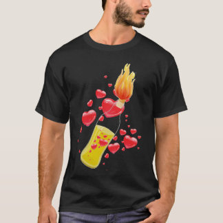 amant pas un T-shirt de combattant