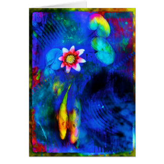 Amants, carte de Koi, amour, épousant