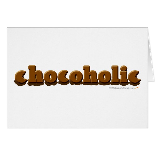Amants de chocolat d'accro du chocolat (Devant horizontal)
