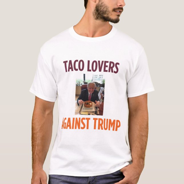 Amants de taco contre l'atout - T-shirt (Devant)
