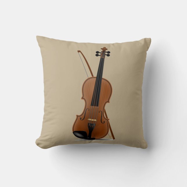 Amants de violon, coussin musical d'instrument de (Recto)