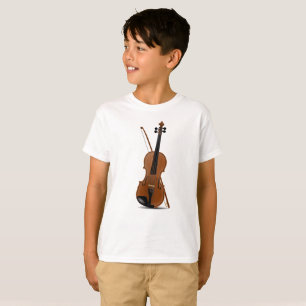 Amants de violon, T-shirt musical d'instruments de