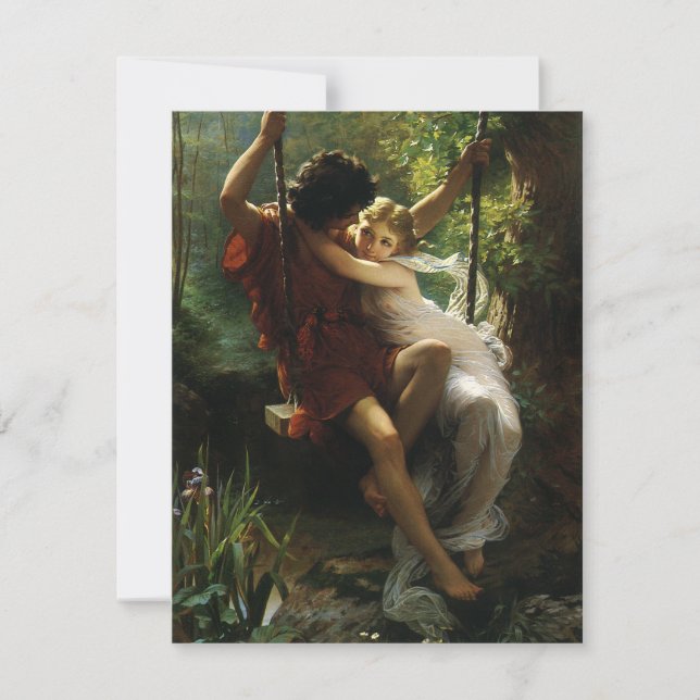 Amants sur une balançoire. Le Printemps de Pierre  (Devant)