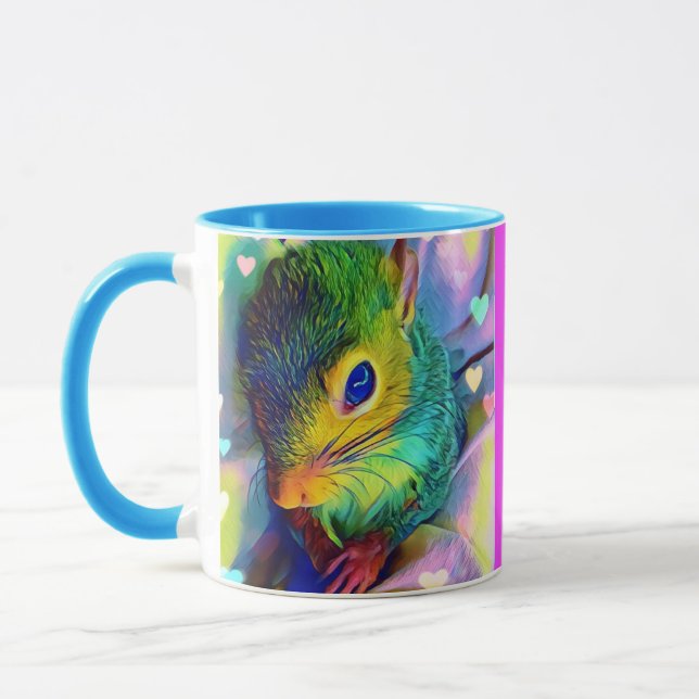 Amarante entourée par la tasse d'amour (Gauche)