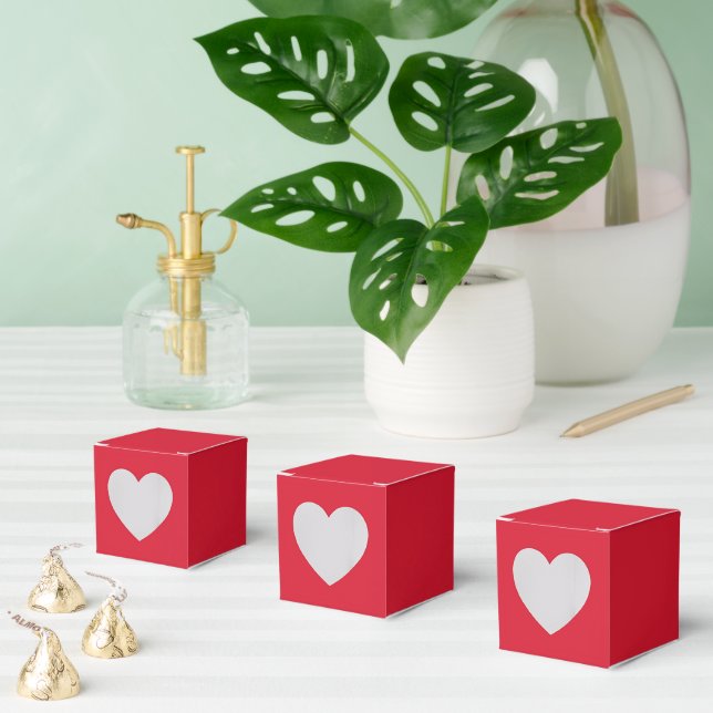 Amaranth Red Heart Ballotins pour des événements s (Multiple)