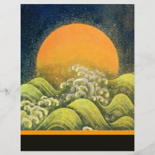 AMATÉRASU, GODDESS SOLEIL, vert jaune noir