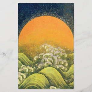 AMATÉRASU, GODDESS SOLEIL, vert jaune noir