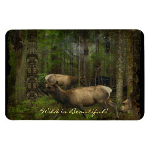 Amateur d'animaux sauvages-soutien Wild Art Magnet