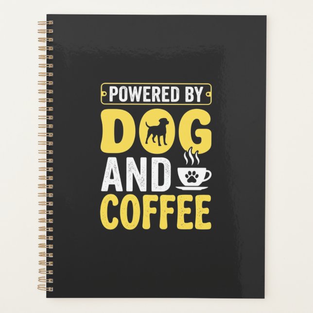 Amateur de café chien propulsé par le design (Devant)