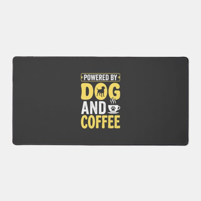 Amateur de café chien propulsé par le design (Recto)