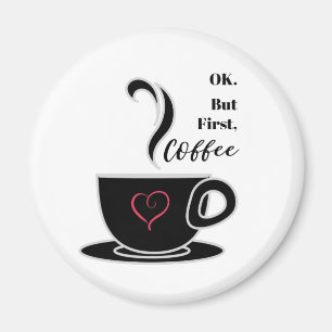 Amateur de café personnalisé aimant