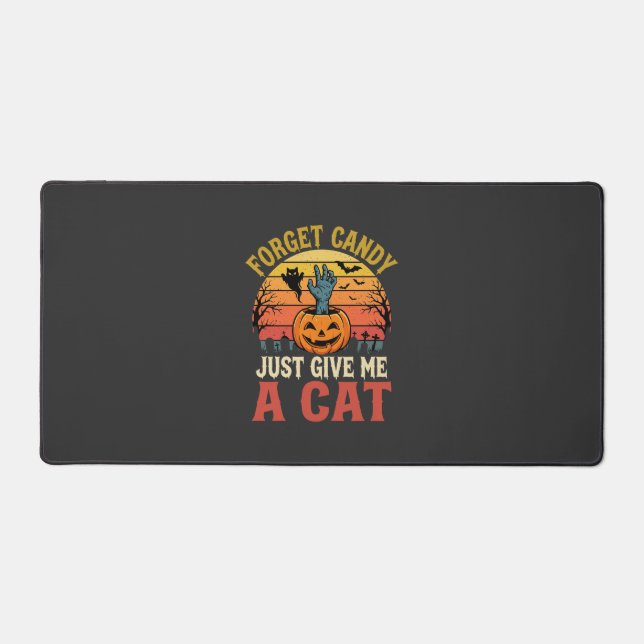 Amateur de chat Halloween, oubliez les bonbons Gra (Recto)