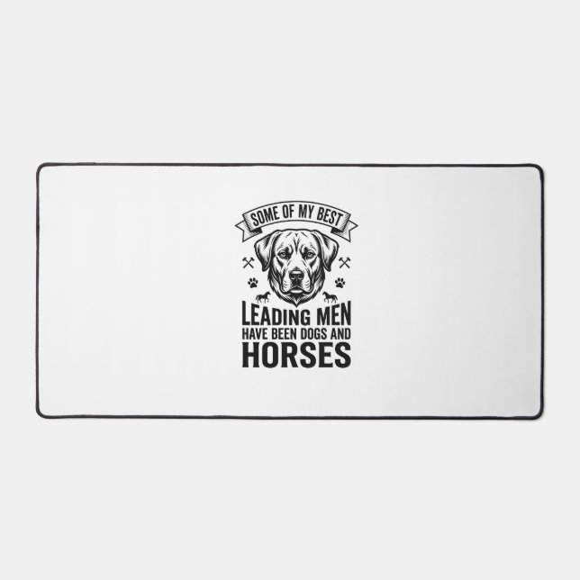 Amateur de chien cheval vintage conception hommes  (Recto)