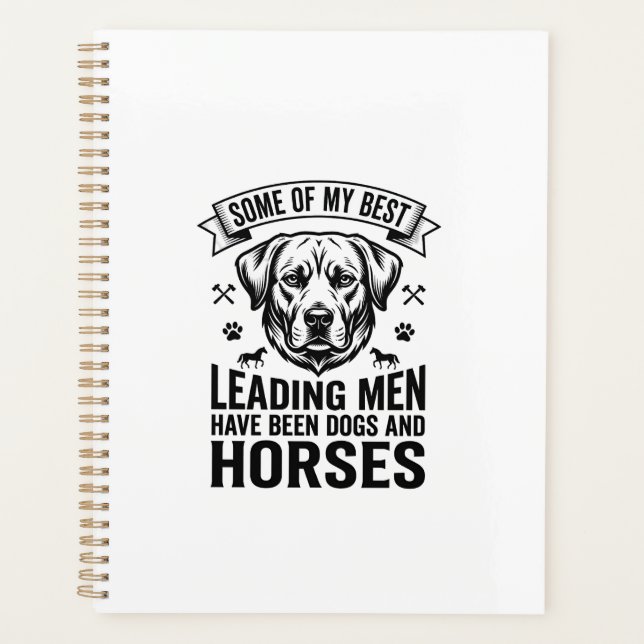 Amateur de chien cheval vintage conception hommes  (Devant)