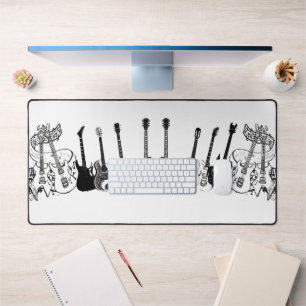 Amateur de guitare Desk Mat