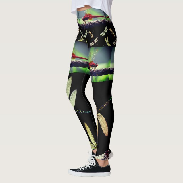 Amateur de libellules - Leggings de compression (Gauche)