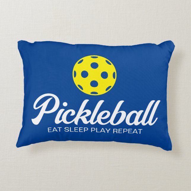 Amateur de Pickleball accent coussin pour canapé o (Dos)