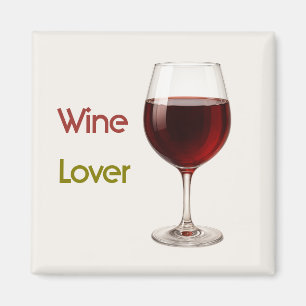 Amateur de Vin   Magnet Moderne de Thanksgiving