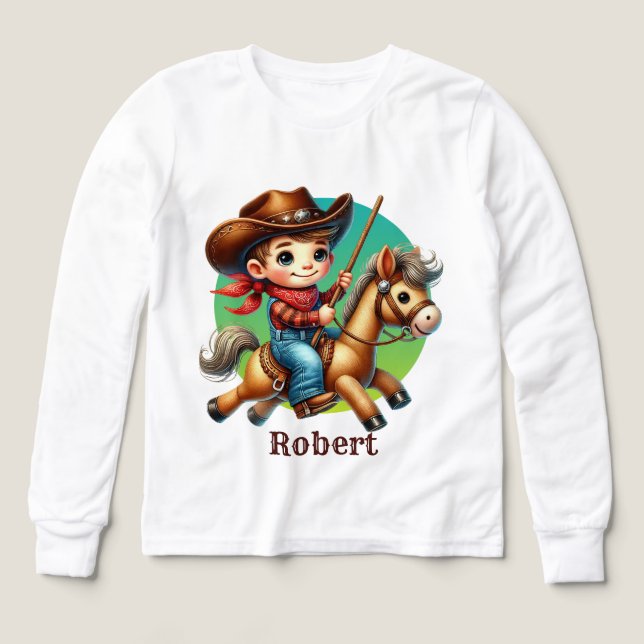 Amateurs cool De Cowboy, Chemises Tri-Blend Person (Motif recto)