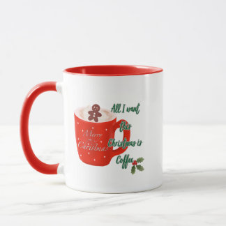Amateurs de café Noël Mug bicolore