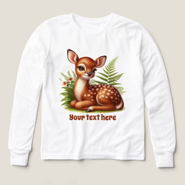 Amateurs de cerfs mignons personnalisable (Motif recto)
