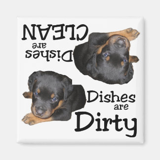Amateurs de chiot Rottweiler Magnet de lave-vaisse