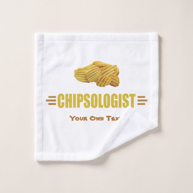 Amateurs de chips drôles (Gant de toilette)