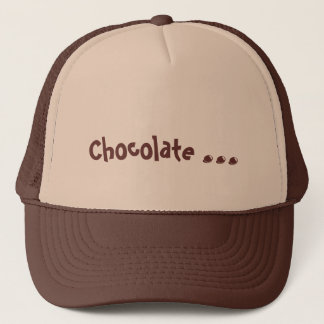 Amateurs de chocolat casquette avec bonbons au cho