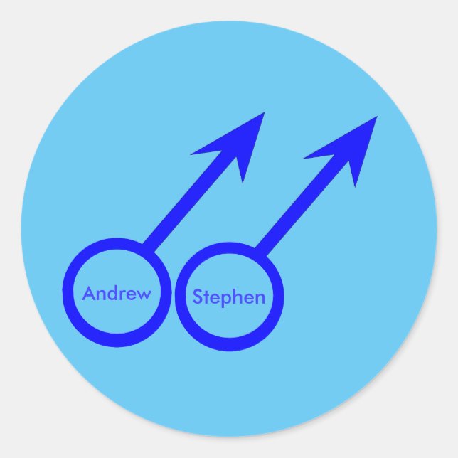 Amateurs de gays Custom Wedding autocollant (Devant)