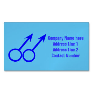 Amateurs de gays Magnets Cartes de visite personna