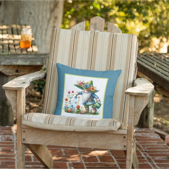 Amateurs de jardinage de gnome mignon Coussin exté (Chaise)
