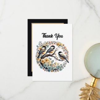Amateurs de jolis oiseaux merci Notecard