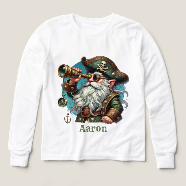 Amateurs de pirates cool Chemises à trois mélanges (Motif recto)