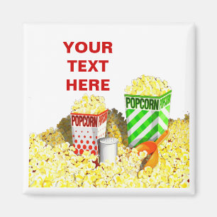 Amateurs de pop-corn Magnet