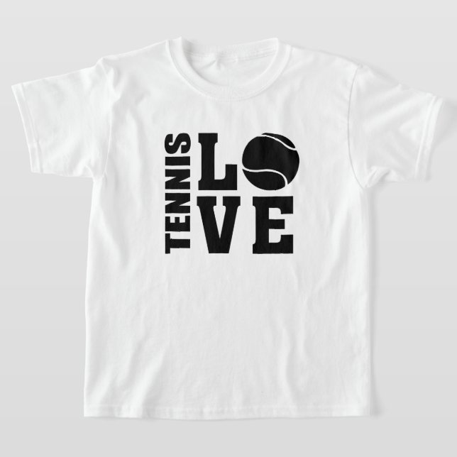 Amateurs de tennis, Tennis LOVE, T-shirt de tennis (Poser)