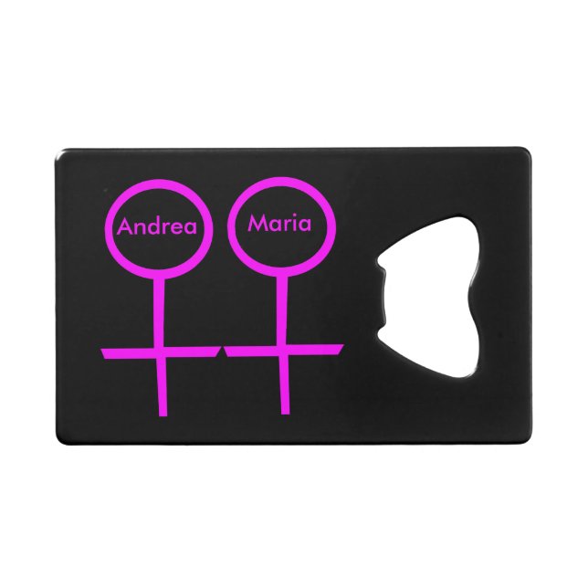 Amateurs lesbiennes, Bottle Opener personnalisable (Devant (Horizontal))