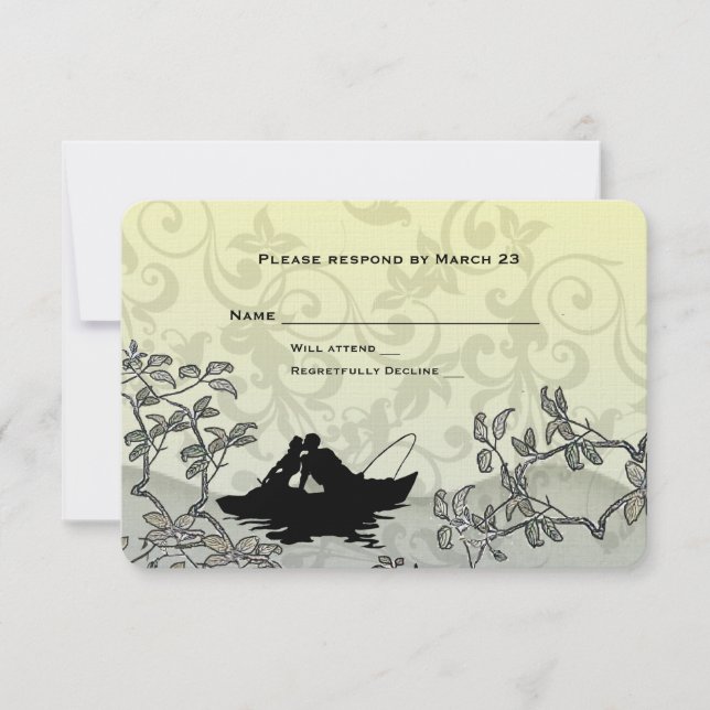 Amateurs vintages de pêche Arbre Bleu Jaune RSVP (Devant)