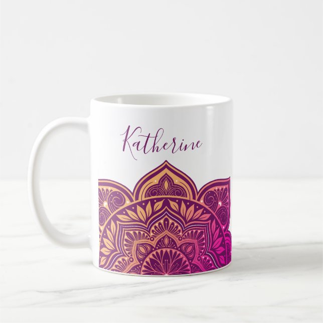 Amaya Mandala Personalized Mug (Gauche)