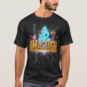 AMAZIGH 3D Thunder – T-Shirt de la Fierté et de l'