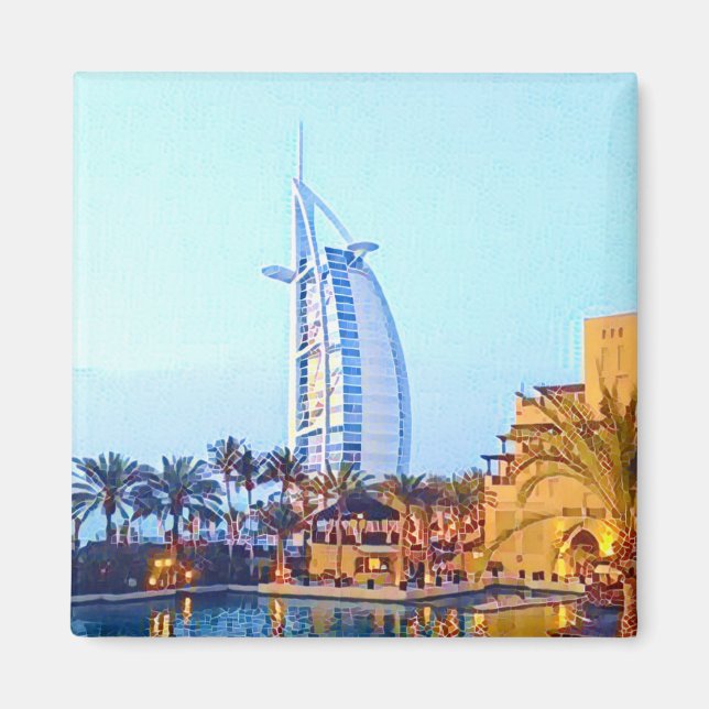 Amazing Places Dubai Magnet (Devant)