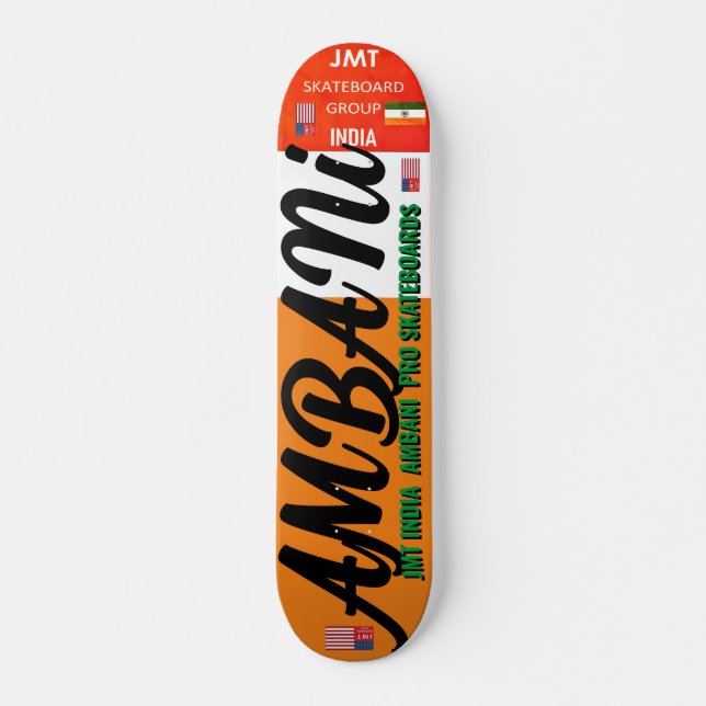 AMBANI JMT INDE 7 3/4" Planche de Skateboard (Devant)