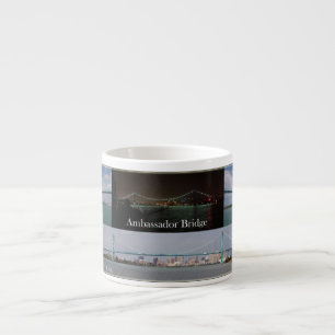Ambassade Bridge multi pict espresso mug