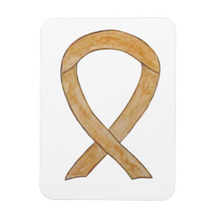Amber Awareness Ribbon Angel Magnets d'art