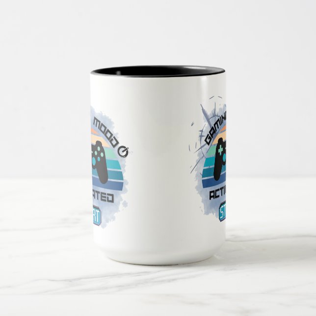 "Ambiance de jeu activée - Mug de café de joueur" (Centre)