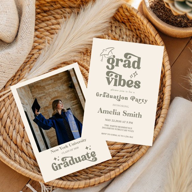 ambiance de promo Classe 2026 Invitation (Créateur téléchargé)