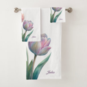 Ambiance romantique et poétique Pastel Tulips