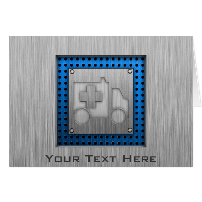 Ambulance; Métal (Devant horizontal)