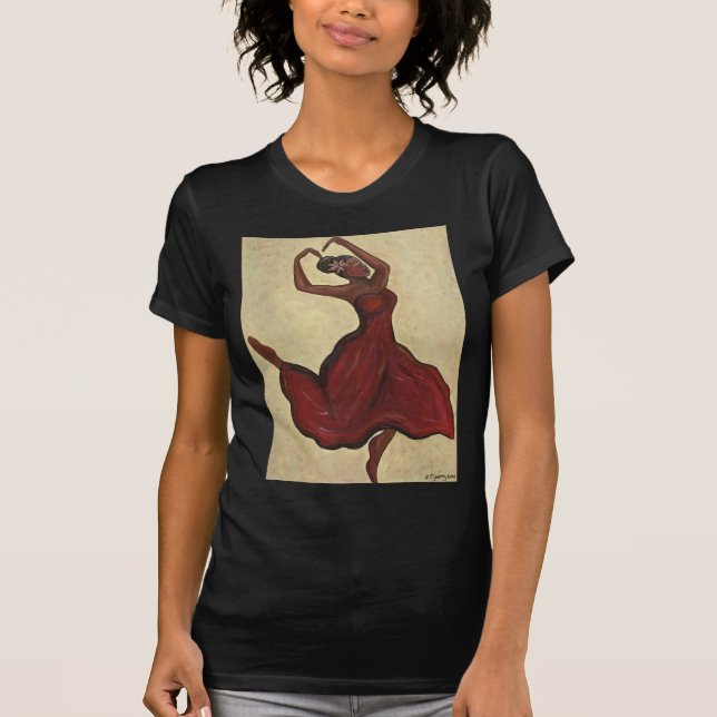 Âme dans le T-shirt de mouvement (Devant)